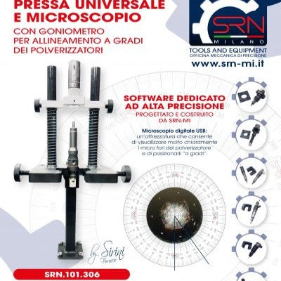 Universal press and microscope